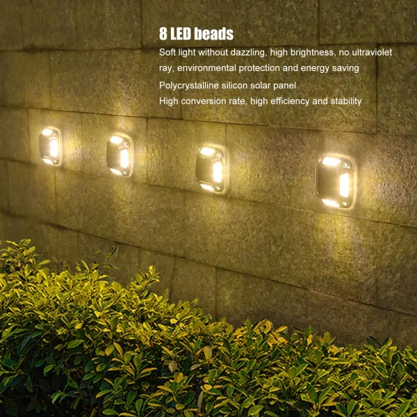 Luminária Para Jardins LED Impermeável Luz Solar - Image 4