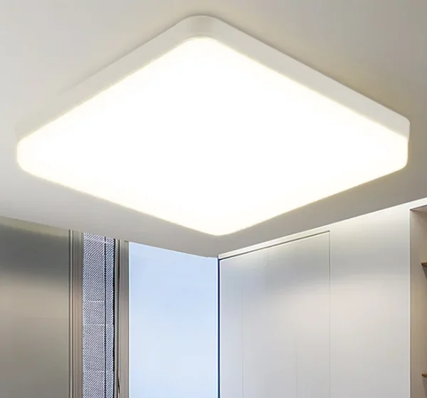 Luminária Sobrepor Quadrada LED Luz Branca 6000K