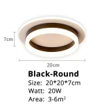 redondo-20cm-preto