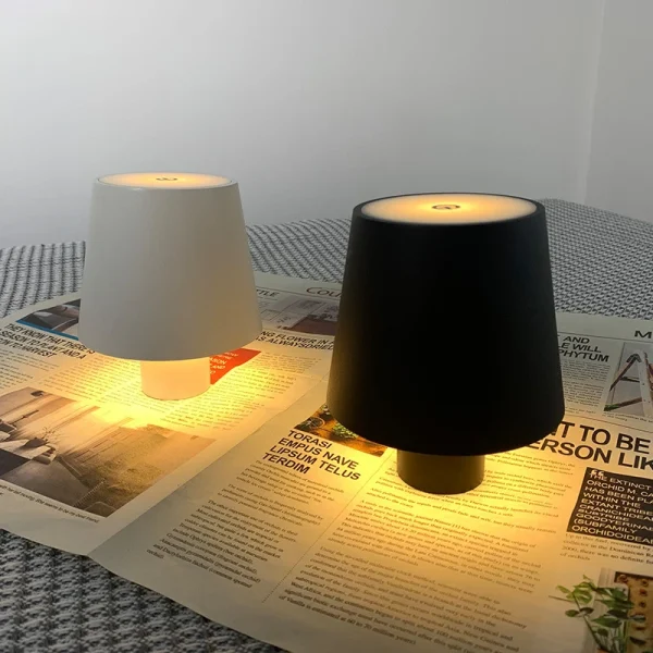 Abajur Portátil Sem Fio LED Recarregável