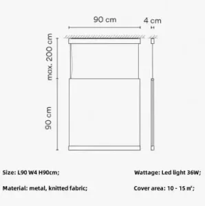 l90-h90cm