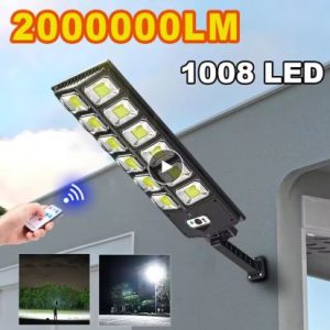 Iluminação Pública Poste 1008 Led's com 2000000 Lúmens IP65 À Prova D'Água