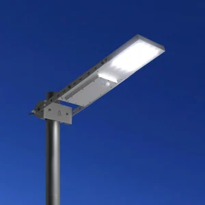 Poste Iluminação Pública Alpha Sensor Solar