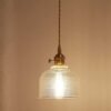 Pendente vidro transparente clean