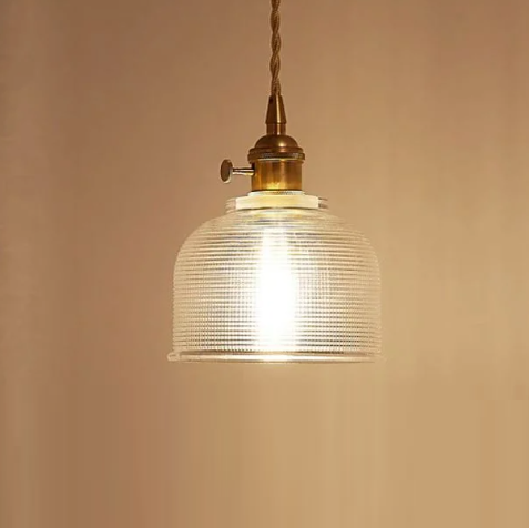 pendente de vidro moderno marca miesa
