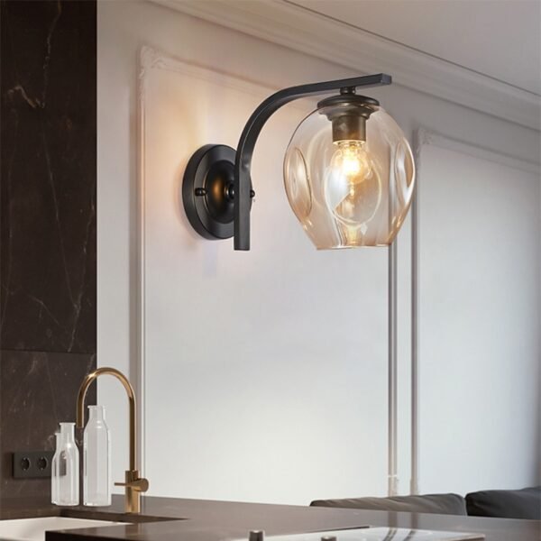 L-mpada-de-parede-moderna-arandela-para-decora-o-de-parede-para-corredor-led-preto-dourado-3