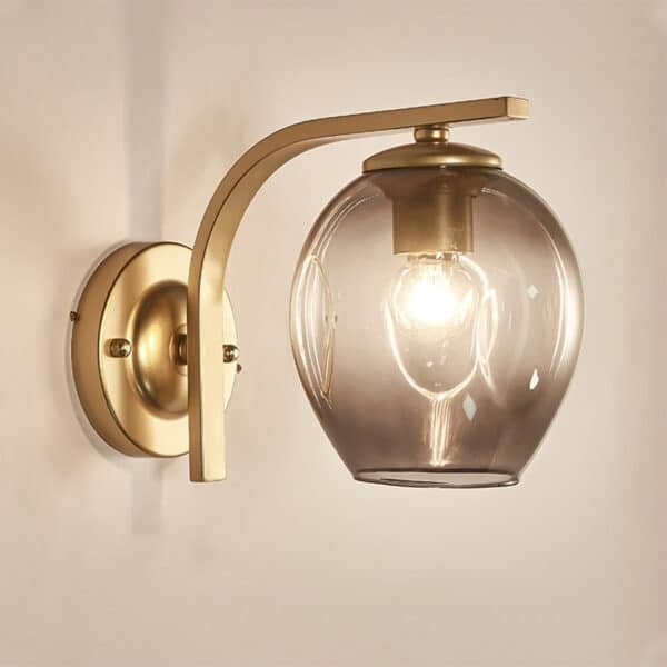 L-mpada-de-parede-moderna-arandela-para-decora-o-de-parede-para-corredor-led-preto-dourado Arandela moderna cúpula de vidro miresa