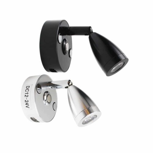Lumin-ria-de-parede-led-com-toque-regul-vel-3w-luzes-de-leitura-usb-12v-24v Arandela led 3w entrada USB