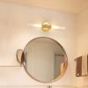 Lumin-ria-de-parede-led-espelhada-para-cima-baixo-tubo-de-metal-moderno-luz-para-banheiro-2 Arandela tubo parede