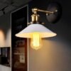 Lumin-ria-led-de-parede-com-220v-lumin-ria-de-teto-industrial-retr-soquete-e27-tipo Arandela industrial articulada cone
