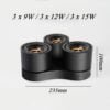 Lumin-ria-led-dobr-vel-para-teto-ajust-vel-3x9w-3x12w-3x15w-luzes-led-para-teto-1 Spot articulado led 110-240v Bivolt