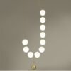 Lustre moderno bolas vidro