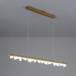 Lustre led retangular minimalista miresa