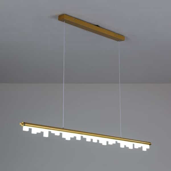 Lustre led retangular minimalista miresa