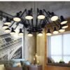 Lustre industrial aranha flexíveis