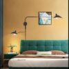 Nordic-designer-l-mpada-de-parede-com-cabo-plugue-arandela-lumin-rias-para-sala-estar-quarto-3 Arandela com haste longa tipo aranha