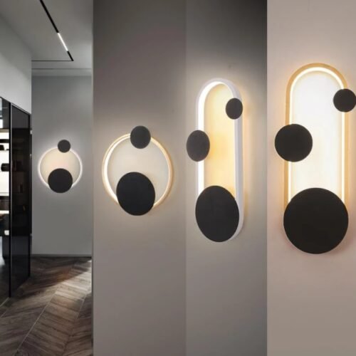 arandela_luminaria_parede_minimalista_dourado_redondo_contemporaneo_led_micaza_8 Arandela Minimalista de Led