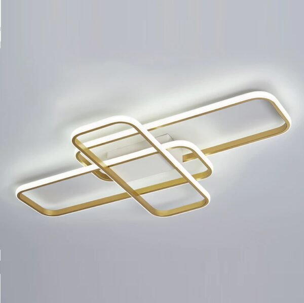 Plafon retangular minimalista led miresa