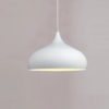 pendente moderno contemporaneo aluminio branco marca miresa Pendente moderno acabamento fosco