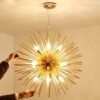 Lumin-ria-de-suspens-o-esfera-luz-de-le-o-design-l-mpada-sputnik-bar-quarto-miresa Lustre sputnik estrela dourada miresa