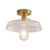 Plafon dourado vintage vidro