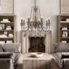 Lustre vintage ferro rustico