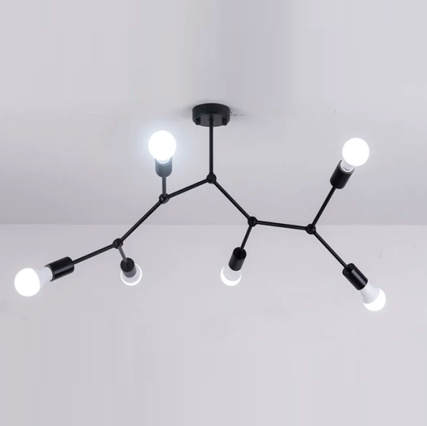 Plafon spider aranha alumínio marca miresa preto