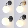 luminaria_parede_arandela_bola_globo_esfera_De_vidro_branca_ Arandela bola de vidro branco