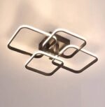 Plafon aro quadrado vazado led miresa