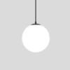 Pendente de vidro globo esfera (Pendente globo esfera vidro), disponível na Miresa, loja-de-luminárias-São-Paulo.