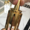 Pendente tubo cristal bolhas ar miresa 4 Pendente tubo cristal bolhas ar