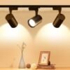 Todo-o-conjunto-conduziu-luzes-da-trilha-12-20-30-40w-220v-cob-trilho-da-l Trilho industrial e Spots de led