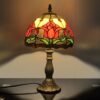 Tulipas-pa-s-da-am-rica-minimalista-candeeiro-de-mesa-vidro-tiffany-l-mpadas-quarto-estudo Abajur tiffany vitral tulipas
