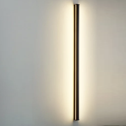 Luminária alumínio e luz de led