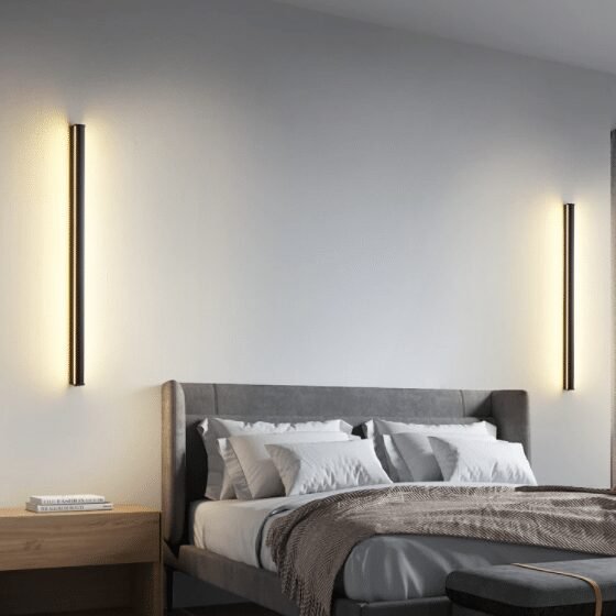 luminaria barra minimalista luz de led micaza