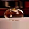Candelabros vidro suporte velas