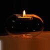 Candelabros vidro suporte velas
