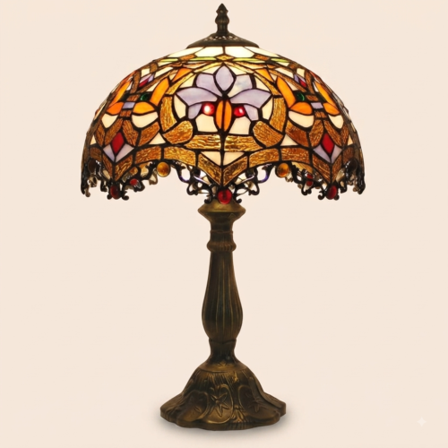 Abajur art decor tiffany barroca