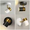 L-mpada-de-parede-led-trilha-gu10-l-mpada-retro-pa-s-estilo-loft-l-mpadas Spot de led GU10 industrial