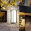 Lumin-ria-de-parede-externa-em-led-com-sensor-de-movimento-prova-d-gua Arandela com sensor para jardins