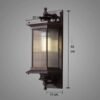 Retro-prova-dwaterproof-gua-ao-ar-livre-ilumina-o-l-mpadas-de-parede-do-corredor-jardim-1 Arandela vintage jardim e fachadas
