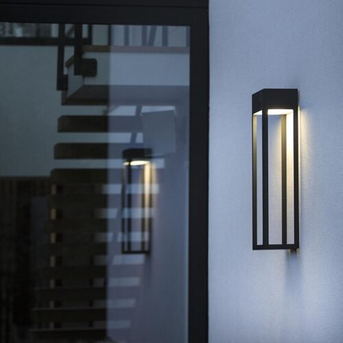 Vzvi-l-mpadas-led-moderno-prova-dwaterproof-gua-ao-ar-livre-l-mpadas-de-parede-interior Arandela externa com sensor de presença de parede, potência de 3W LED, garantia de 3 anos.
