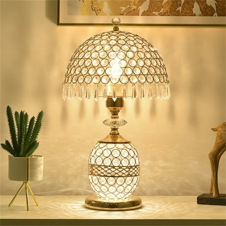 Abajur de cristal e led com controle remoto — abajur de cristal led controle da Miresa, loja-de-luminárias-São-Paulo.