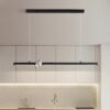 Restaurante-lustre-designer-original-moderno-e-minimalista-de-luxo-l-mpada-cristal-ilumina-o-do-escrit Lustre linear clean cristal K9