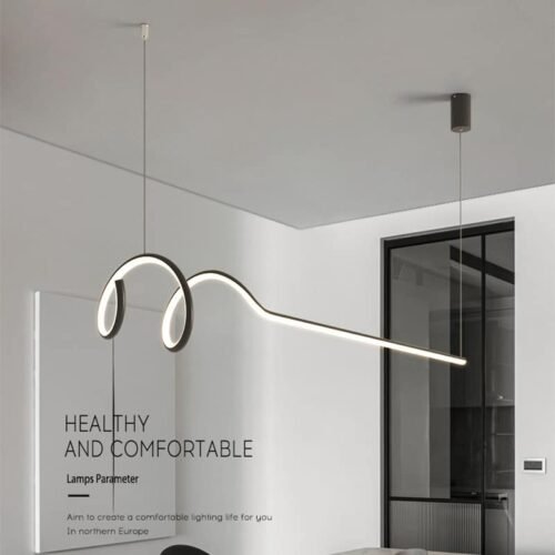 Miresa_Sala-de-jantar-lustre-moderno-e-minimalista-tira-l-mpadas-criativas-led-minimalista-escritorio-estudo Lustre barra linear minimalista miresa