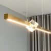 miresa_lustre_minimalista_linear_dourado Lustre linear clean cristal K9 miresa
