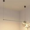 Miresa_lustre_preto_moderno_minialista_com_spot_de_led_retangular_comprido Lustre clean linear longo led miresa