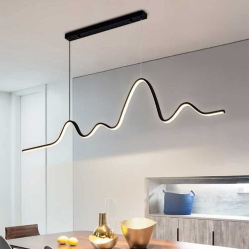 miresa_Lampada-da-sala-de-jantar-lustre-luz-l-mpada-luxo-moderno-e-minimalista-sala-de Lustre linear montanha minimalista miresa