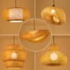 Led-feito-m-o-rattan-lustre-redondo-chap-u-palha-l-mpada-de-bambu-pastoral-restaurante-1 Lustre bambu rattan chapéu | Comprar com Frete Grátis