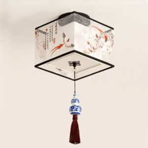 Luminária sobrepor desenho Japonês miresa
